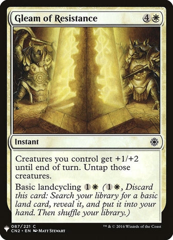 Image for Gleam of Resistance (87) [The List Reprints]