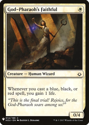 Image for God-Pharaoh's Faithful (14) [The List Reprints]
