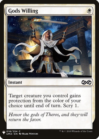 Image for Gods Willing (18) [The List Reprints]