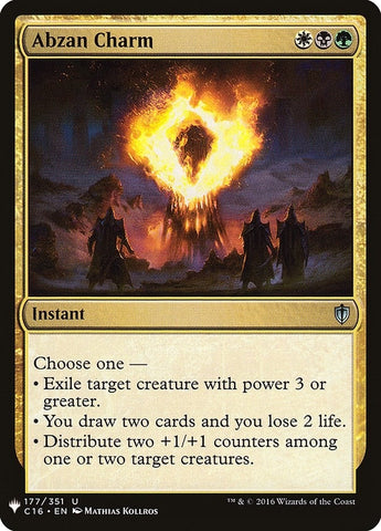 Image for Abzan Charm (177) [The List Reprints]