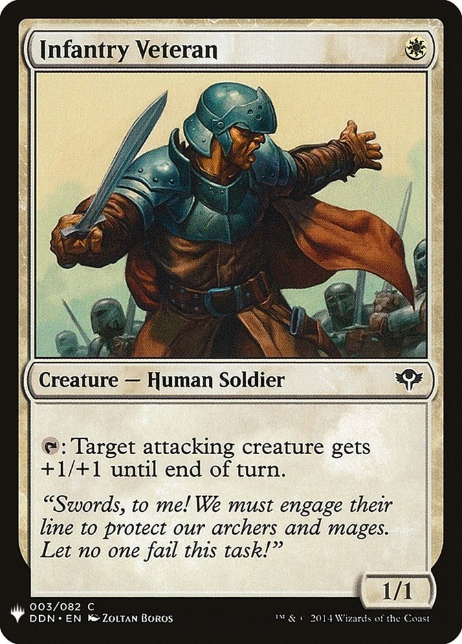 Image for Infantry Veteran (3) [The List Reprints]