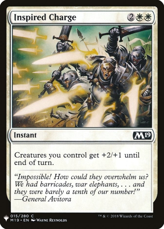 Image for Inspired Charge (15) [The List Reprints]