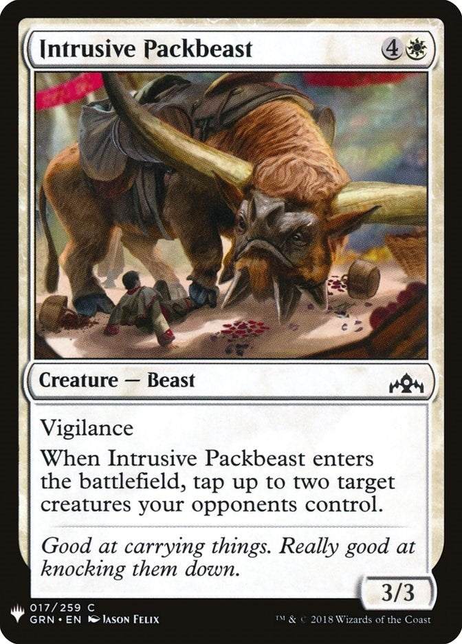 Image for Intrusive Packbeast (17) [The List Reprints]