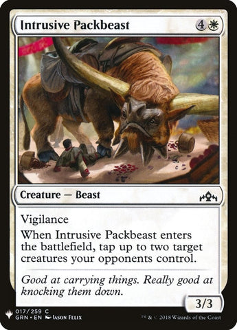 Image for Intrusive Packbeast (17) [The List Reprints]