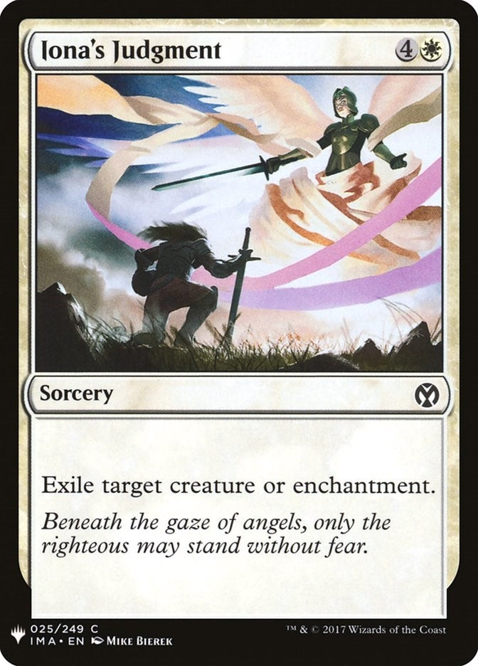 Image for Iona's Judgment (25) [The List Reprints]