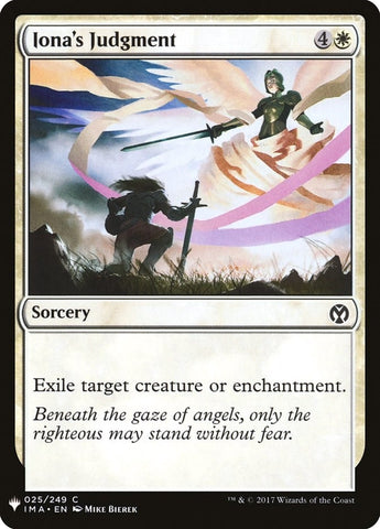 Image for Iona's Judgment (25) [The List Reprints]