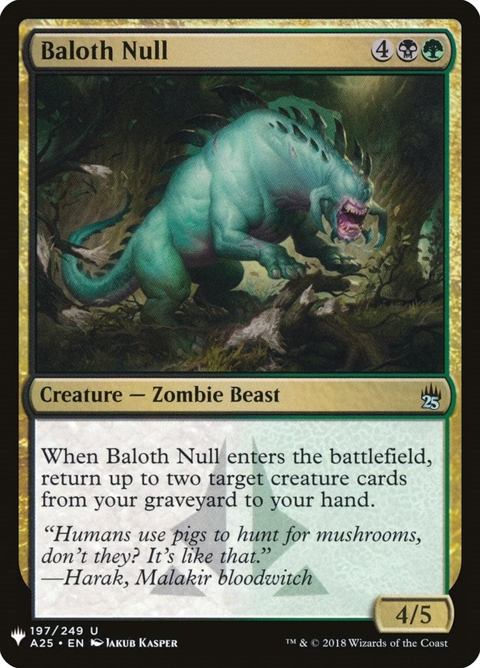 Image for Baloth Null (197) [The List Reprints]