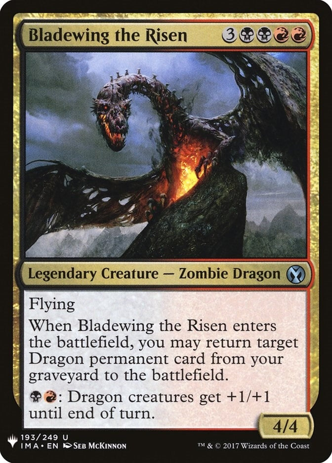 Image for Bladewing the Risen (193) [The List Reprints]