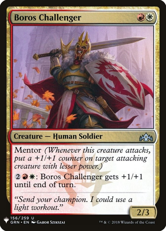 Image for Boros Challenger (156) [The List Reprints]