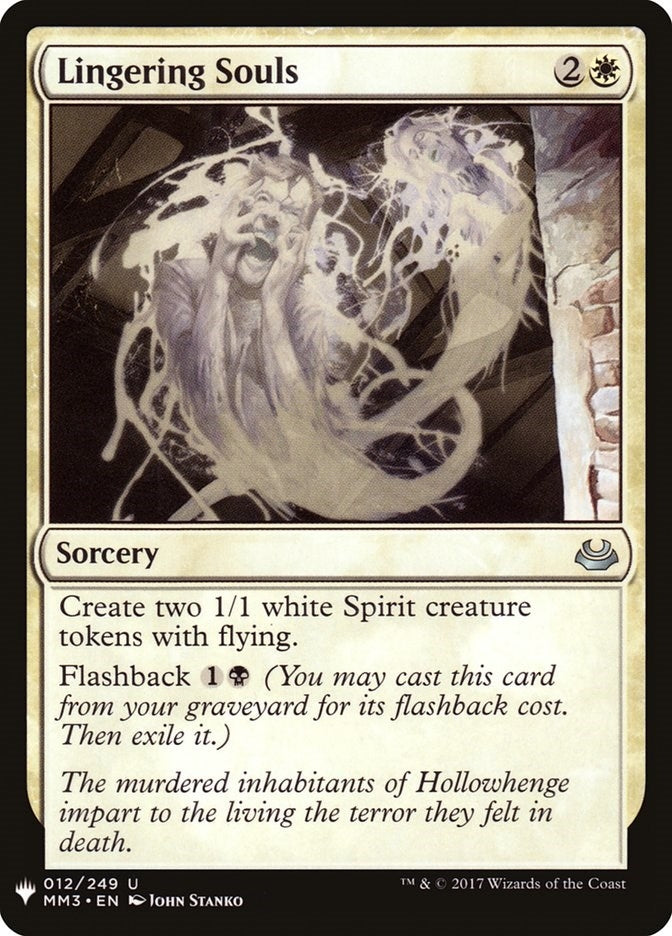 Image for Lingering Souls (12) [The List Reprints]