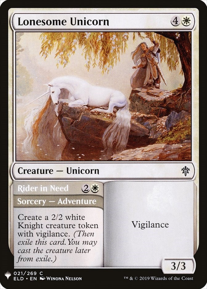 Image for Lonesome Unicorn (21) [The List Reprints]