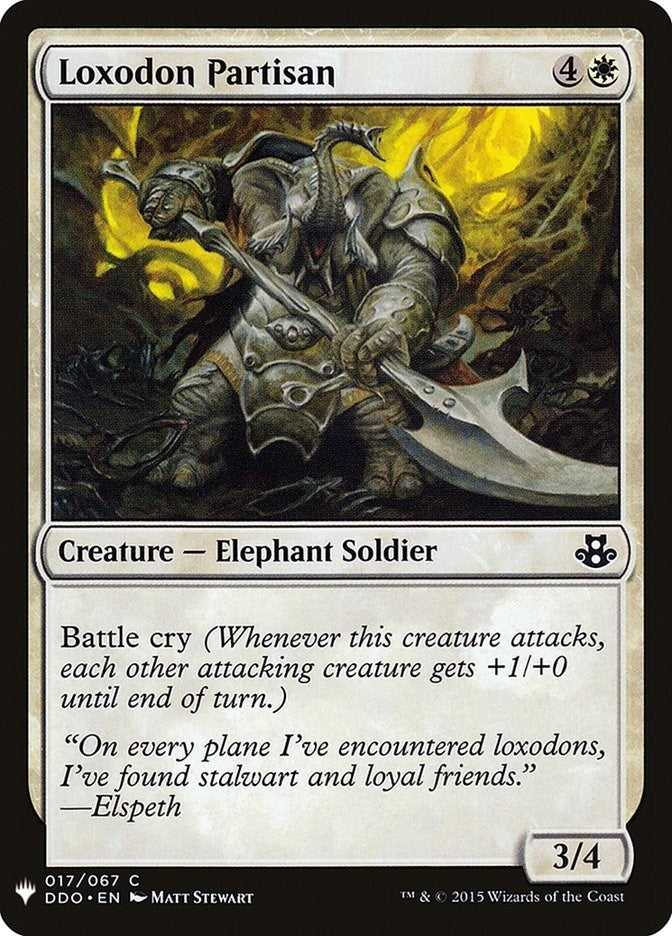 Image for Loxodon Partisan (17) [The List Reprints]