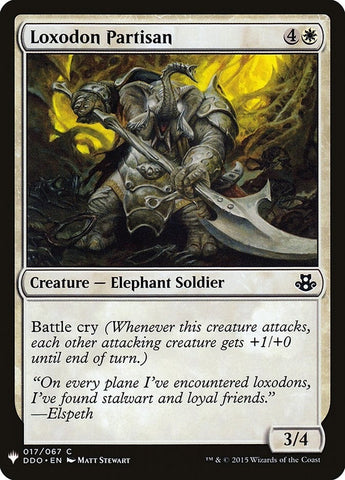 Image for Loxodon Partisan (17) [The List Reprints]