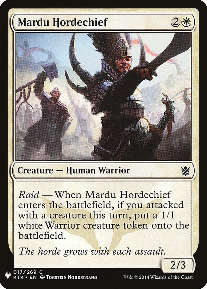 Image for Mardu Hordechief (17) [The List Reprints]