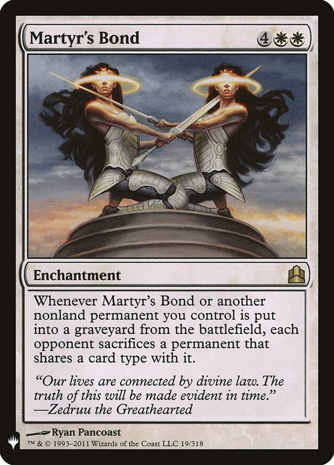 Image for Martyr's Bond (19) [The List Reprints]