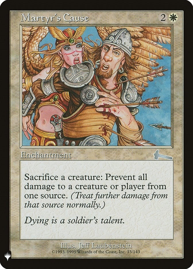 Image for Martyr's Cause (13) [The List Reprints]