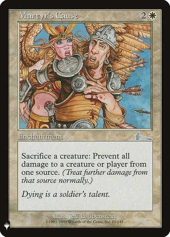 Image for Martyr's Cause (13) [The List Reprints]