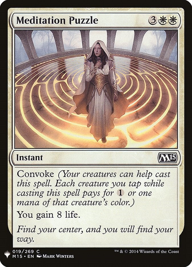 Image for Meditation Puzzle (19) [The List Reprints]