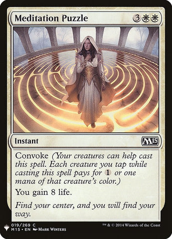 Image for Meditation Puzzle (19) [The List Reprints]
