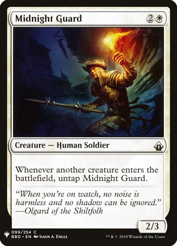 Image for Midnight Guard (99) [The List Reprints]