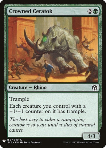 Image for Crowned Ceratok (158) [The List Reprints]
