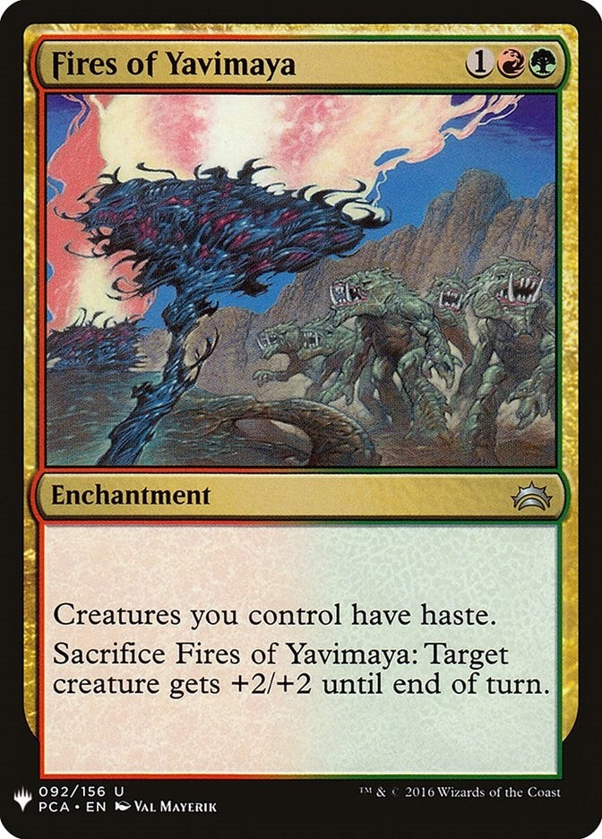 Image for Fires of Yavimaya (92) [The List Reprints]