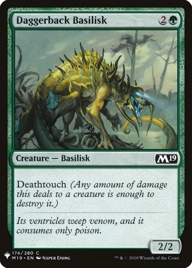 Image for Daggerback Basilisk (174) [The List Reprints]