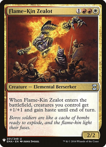 Image for Flame-Kin Zealot (201) [The List Reprints]