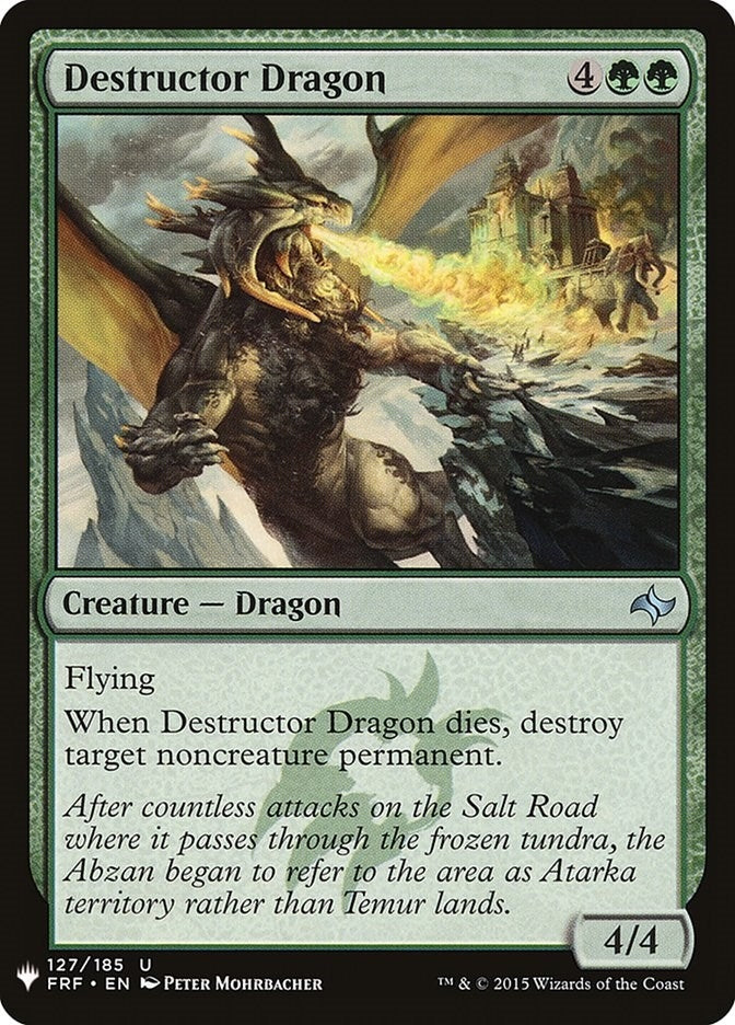 Image for Destructor Dragon (127) [The List Reprints]