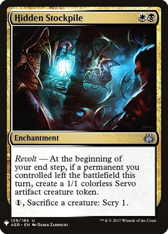 Image for Hidden Stockpile (129) [The List Reprints]