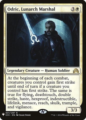 Image for Odric, Lunarch Marshal (31) [The List Reprints]