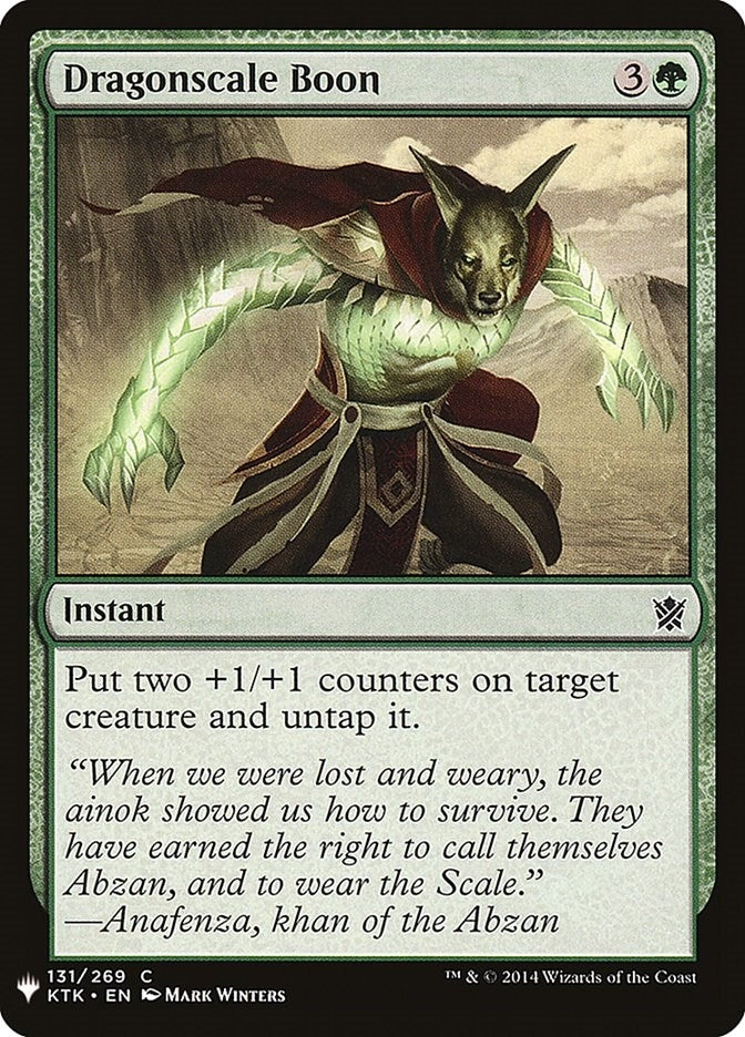 Image for Dragonscale Boon (131) [The List Reprints]