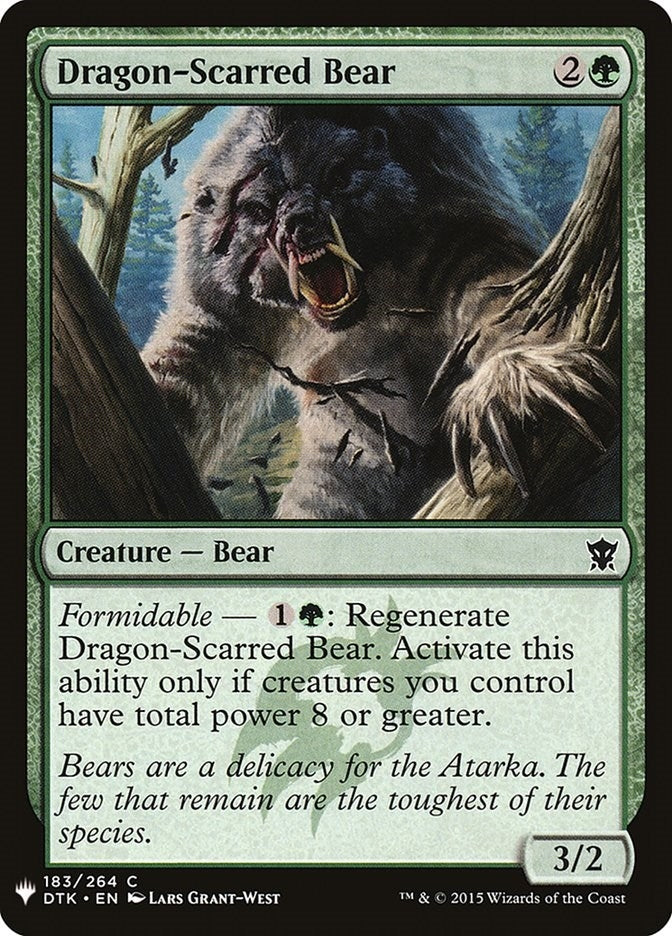 Image for Dragon-Scarred Bear (183) [The List Reprints]