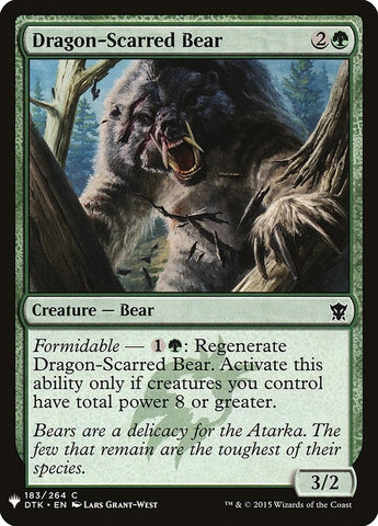 Image for Dragon-Scarred Bear (183) [The List Reprints]