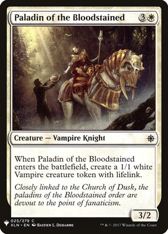 Image for Paladin of the Bloodstained (25) [The List Reprints]