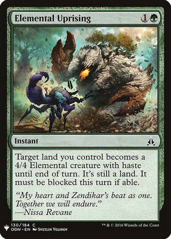 Image for Elemental Uprising (130) [The List Reprints]