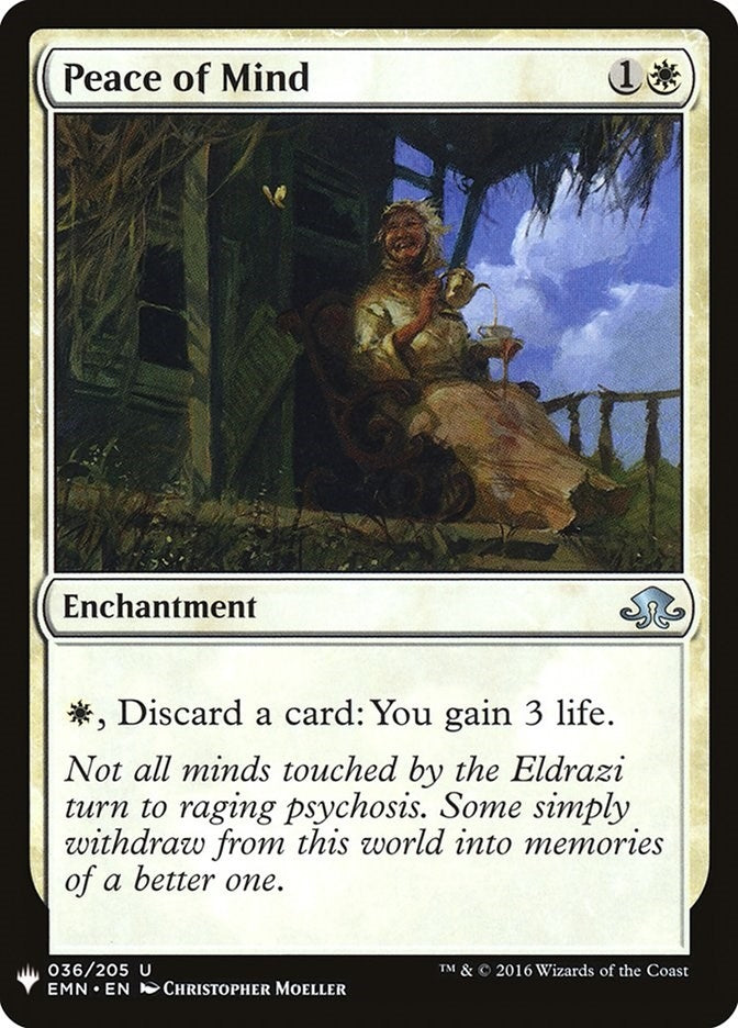 Image for Peace of Mind (36) [The List Reprints]