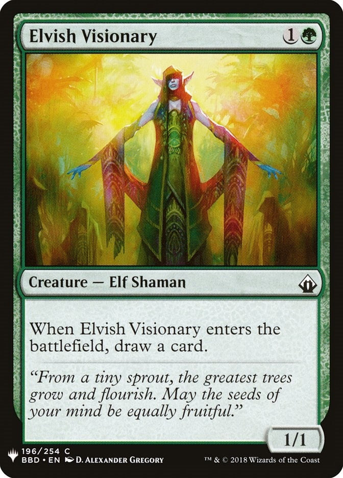 Image for Elvish Visionary (196) [The List Reprints]