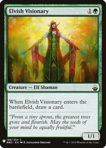 Image for Elvish Visionary (196) [The List Reprints]