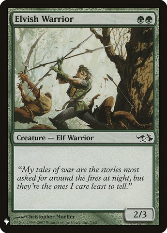 Image for Elvish Warrior (5) [The List Reprints]