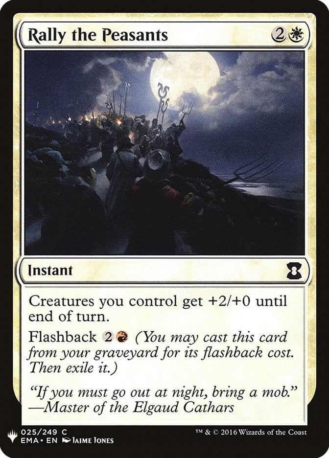 Image for Rally the Peasants (25) [The List Reprints]