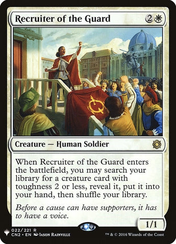 Image for Recruiter of the Guard (22) [The List Reprints]
