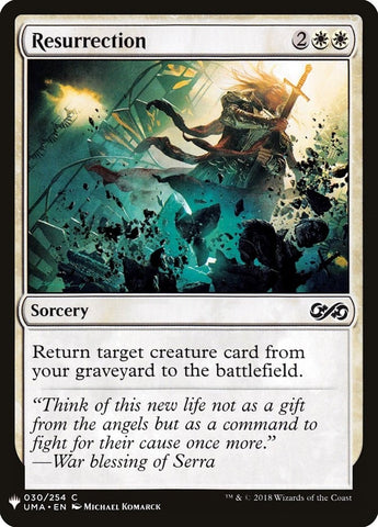 Image for Resurrection (30) [The List Reprints]