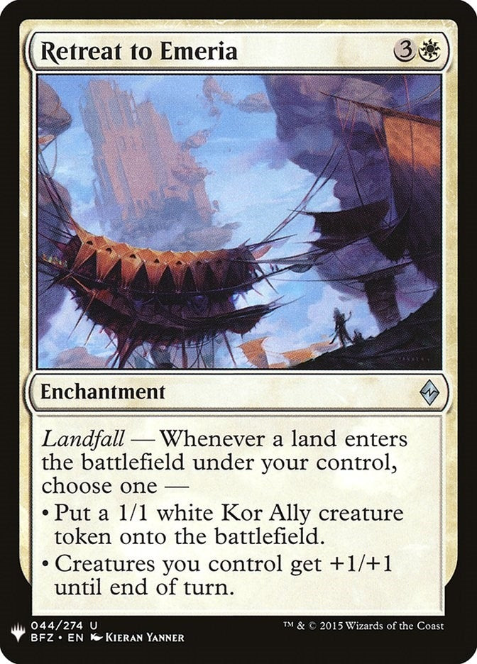 Image for Retreat to Emeria (44) [The List Reprints]