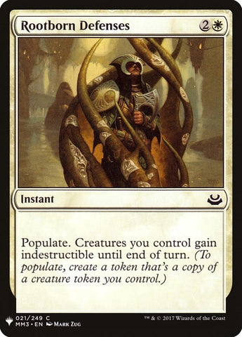 Image for Rootborn Defenses (21) [The List Reprints]