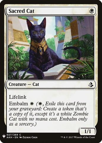 Image for Sacred Cat (27) [The List Reprints]