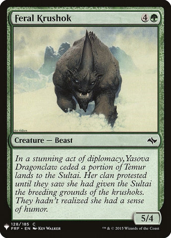 Image for Feral Krushok (128) [The List Reprints]