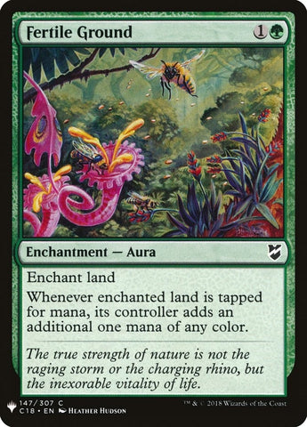 Image for Fertile Ground (147) [The List Reprints]