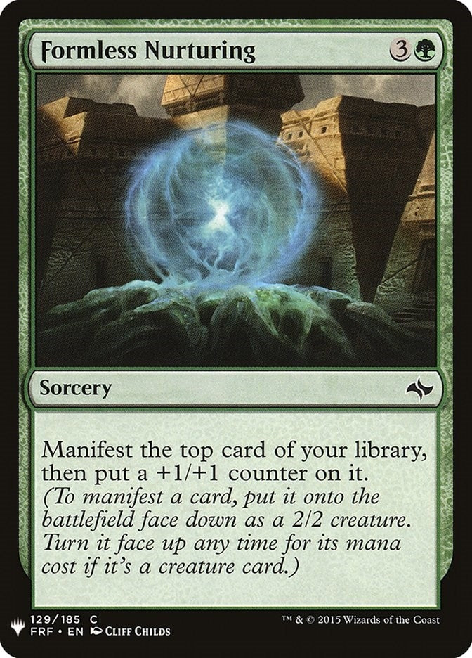 Image for Formless Nurturing (129) [The List Reprints]