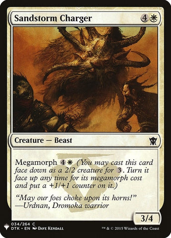 Image for Sandstorm Charger (34) [The List Reprints]